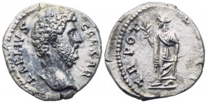 Aelius as Caesar, Denarius struck under Hadrian, 137; AR (2,98 g; 17,4 mm; 6 h)