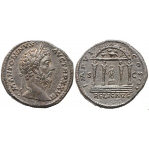 Marcus Aurelius (161-180), Sestertius, Rome, 172-173; Æ (27,47 g; 32,6 mm; 7 h)