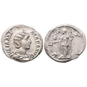 Julia Mamaea, Denarius struck under Severus Alexander, Rome, 226; AR (2,70 g; 19 mm; 6 h)
