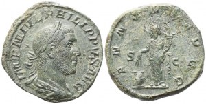 Filip I. (244-249), Sestercius, Řím, 246; Æ (19,07 g; 29,5 mm; 11 h)