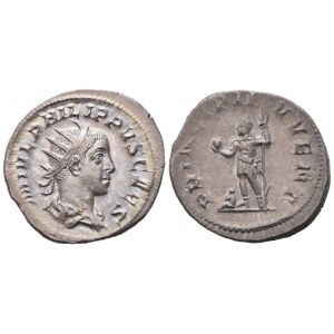 Philip II as Caesar (244-247), Antoninianus, Rome, 244-246; AR (4,10 g; 21,9 mm; 6 h)