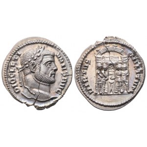 Diocletian (284-305), Argenteus, Siscia, c. 294; AR (2,62 g; 18,6 mm; 6 h)