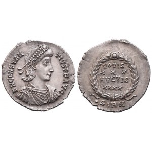 Constantius II (337-361), Siliqua, Sirmium, 351-355; AR (3,17 g; 20,5 mm; 12 h)
