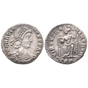 Gratian (367-383), Siliqua, Treveri, 378-383; AR (1,90 g; 16,8 mm; 6 h)