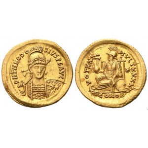 Theodosius II (402-450), Solidus, Constantinople, c. 430-440; AV (4,53 g; 20,8 mm; 5 h)