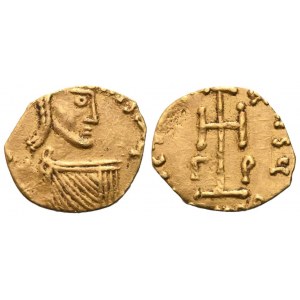 Tiberius III (698-705), Tremissis, Syracuse; AV (0,90 g; 12,5 mm; 6 h)