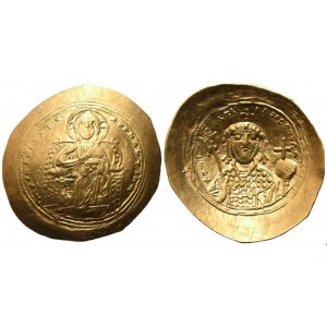 Constantine IX Monomachos (1042-1055), Histamenon nomisma, Constantinople; AV (4,33 g; 27,5 mm; 6 h)