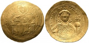Konstantin IX Monomachos (1042-1055), Histamenon nomisma, Konstantinopol; AV (4,36 g; 27 mm; 4 h)