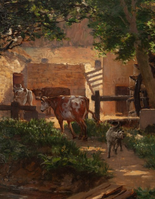 Paweł Merwart (1855 Marianówka - 1902 Saint-Pierre), Spotkanie przy młynie