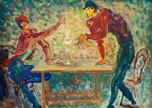 Stanisław Eleszkiewicz (1900 Czutów k. Połtawy - 1963 Paryż), Oszust karciany (