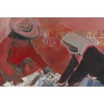 Rajmund Kanelba (Kanelbaum) (1897 Warszawa - 1960 Londyn), Rybacy, 1958