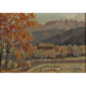 Franciszek Wójcik (1903 Wojciechowo - 1984 Zakopane), Jesienny pejzaż górski