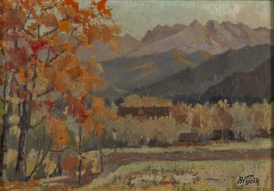 Franciszek Wójcik (1903 Wojciechowo - 1984 Zakopane), Jesienny pejzaż górski