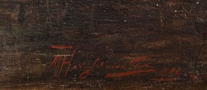 Marceli Harasimowicz (1859 Warszawa - 1935 Lwów), Zachód słońca na Polesiu, 1894