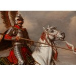 Feliks Sypniewski (1830 Warsaw - 1903 Warsaw), Hussar on a gray horse, 1881