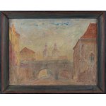 Tadeusz Barwecki-Szewczyk (1912 - 1999), Ulica Skałeczna w Krakowie (Landscape Study), 1947