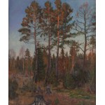 Stanislaw Zhukowski (1873 Jedrychowce - 1944 Pruszkow), On the edge of the forest