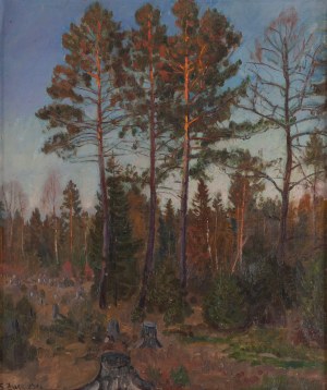 Stanisław Żukowski (1873 Jędrychowce - 1944 Pruszków), Na skraju lasu