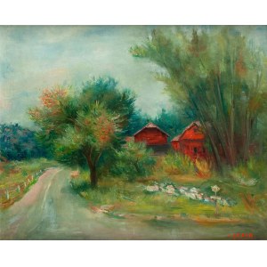 Jakub Zucker (1900 Radom - 1981 Nowy Jork), Czerwone stodoły w New Salem