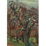 Henryk Epstein (1891 Lodz - 1944 concentration camp, probably Auschwitz), "Edge of the Meadow - Vinarville".