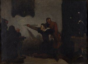 Wacław Józef Koniuszko (przypisywany) (1854 - 1900), Scena historyczna