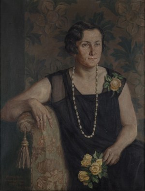 Edward Lepszy (1855 - 1932 Kraków), Portret siostrzenicy artysty, 1928