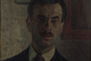Stanislaw Żarnecki (1877 Kraków - 1956 Kraków), Self-portrait, 1914