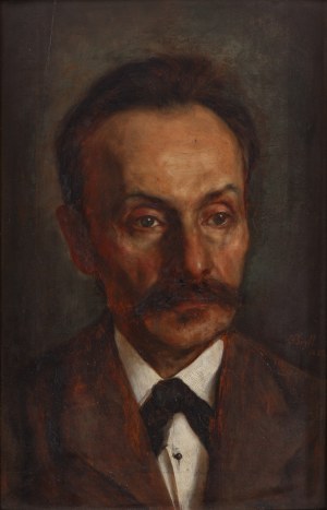 Ferdynand Bryll (1863 Kraków - 1920), Portret mężczyzny, 1882