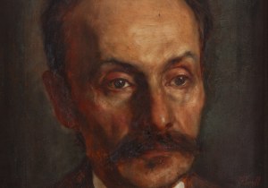 Ferdynand Bryll (1863 Kraków - 1920), Portret mężczyzny, 1882