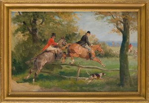 Marian Nowicki (1904 Kawęczyn - 1973 Góra Kalwaria), Polowanie par force