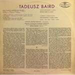 Tadeusz Baird - Epifania, Pieśni truwerów, 4 nowele