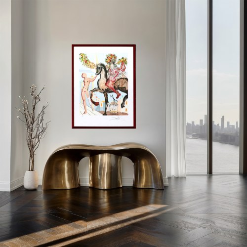 Salvador DALI (1904-1989), z cyklu New Jerusalem Suite, The Harbinger (Zwiastun) 1977