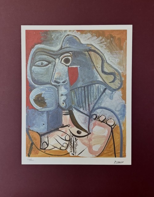 Pablo PICASSO (1881 - 1973), Nue assise au chapeau (Siedząc nago w kapeluszu), 1971