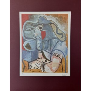 Pablo PICASSO (1881 - 1973), Nue assise au chapeau (Siedząc nago w kapeluszu), 1971