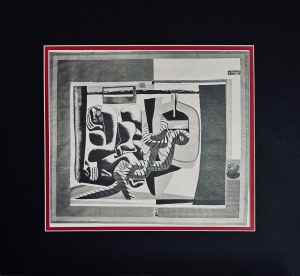 Charles-Edouard Jeanneret (LE CORBUSIER) (1887-1965), Monumentalny myśliciel i lina,1938
