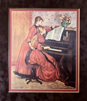 Auguste Renoir (1841 - 1919), Jeune Filles Jouant Du Piano (Młode dziewczyny grające na pianinie), 1967 (1883)