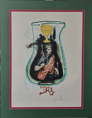 Salvador DALI (1904-1989), Král pohárů z tarotového cyklu, 1978
