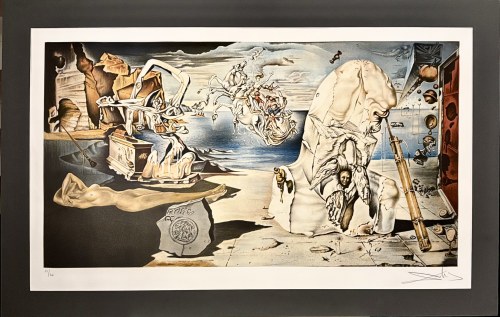 Salvador DALI (1904-1989), L'Apothéose d'Homère - Rêve éveillé de Gala (Apoteoza Homera - Marzenie Gali), 1974