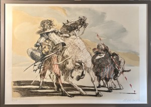 Claude WEISBUCH (1927-2014), Don Kichot i Sancho Pansa