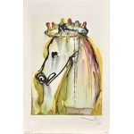 Salvador Dali (1904-1989), Caligula, 1983 , Z cyklu: Les Chevaux de Dali (Konie dalińskie),