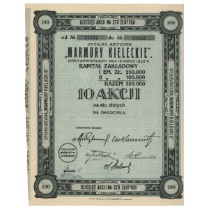 MARMURY KIELECKIE, Em.2, 10x 10 zł