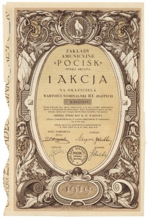 Usine de munitions POCISK, 100 zloty 1932