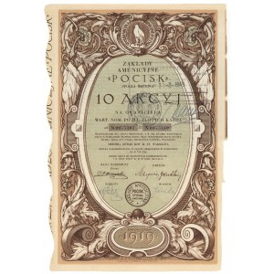 Zakłady Amunicyjne POCISK, 10x 100 zł 1932