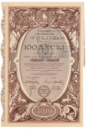 POCISK-Munitionswerk, 100x 100 zl 1930