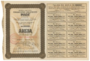 PIAST Insurance Company, 100 zloty 1929