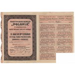 POLONIA Insurance Company, Em.2, 5x 1,000 mkp 1922