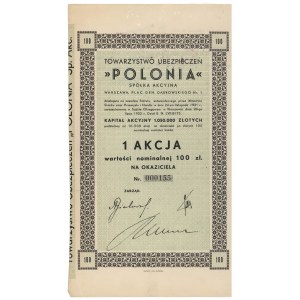 Towarzystwo Ubezpieczeń POLONIA, 100 zł