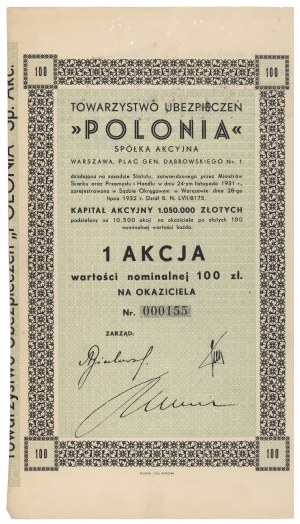 POLONIA Insurance Company, PLN 100