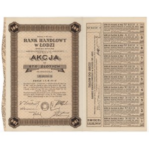Bank Handlowy w Łodzi, Em.1-5, 100 zł 1935