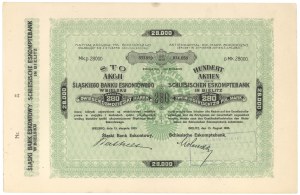 Banque d'escompte de Silésie, Em.8, 100x 280 mkp 1923